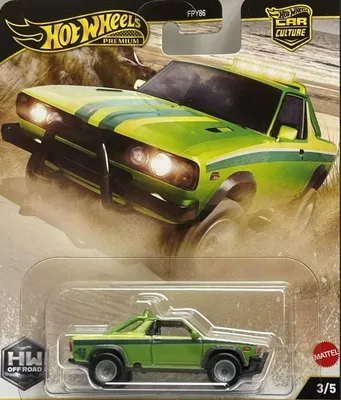 Obrázek produktu pro Hot Wheels JBK72, Auto, 3 rok/roky, Kov, Plast, Zelená