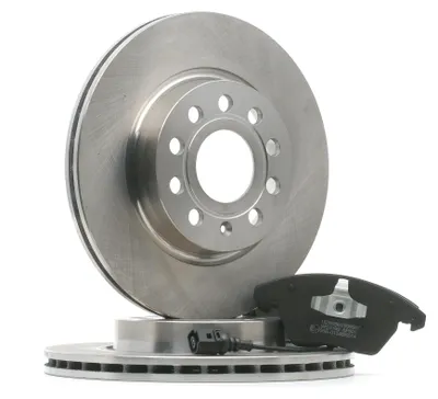 Produktbild von RIDEX Bremsenset Vorne Bremsscheiben Beläge Satz für VW Golf VII Schrägheck (5G1, BQ1, BE1, BE2) 280mm