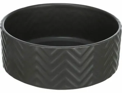 Produktbild von TRIXIE Napf aus Keramik, 0,9 L, Ø 16 cm, Schwarz