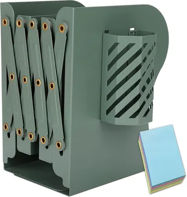 Produktbild von Solidchoice – Verstellbare Metallbuchstützen mit Stifthalter