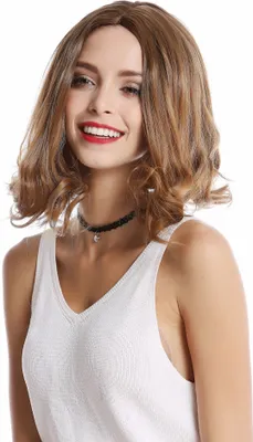 Produktbild von WIG ME UP Perücke Longbob Blond Mittelscheitel YZF-4369-27