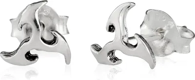 Produktbild von Paar 925 Sterling Silber Keltische Celtic Gothic Ohrstecker Triskele Kalil 7198