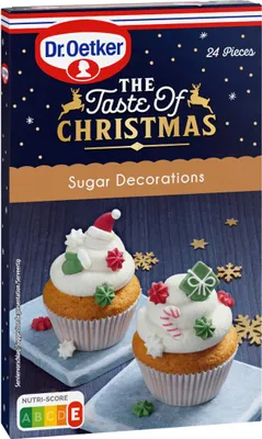 Dr. Oetker Xmas Sugar Decorations Zucker Dekore Weihnachten 11g
