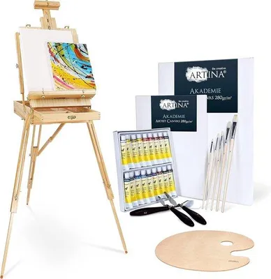Produktbild von Künstlerische Werkstatt - Grundkurs für Malerei - Acryl-Gemälde-Sammlung - 30 Teile
