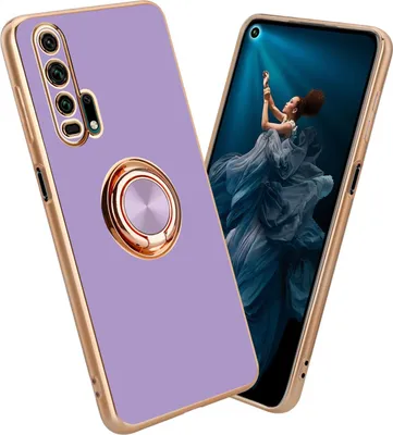 Obrázok produktu pre Cadorabo Ochranné puzdro pre Honor 20 PRO Case vo fialovej farbe Kryt fotoaparátu Ochranný kryt Magnetický držiak do auta
