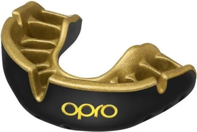 Image de Protège-dents Opro Gold Ultra Fit - Noir / Or