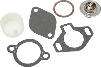 Image de Kit thermostat 807252Q5 remplacement pour Mercruiser avec enveloppe 160 ° 4,3 l 5.0L 5,7L 7.4L 8.2L 1987 Up