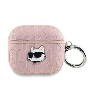 Imagen del producto de Funda Karl Lagerfeld Monogram Choupette Head para AirPods Pro 2 - Rosa