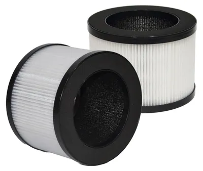 Obrázek produktu pro Náhradní filtr pro vzduchový čistič JH12 JH01A, balení 2 kusů, aktivní uhlí, 3stupňová filtrace