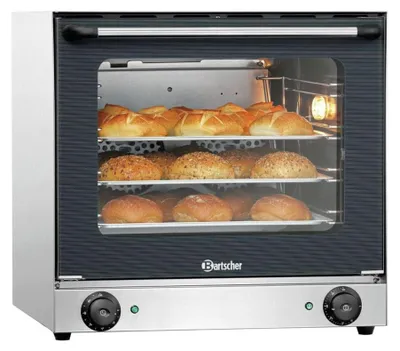 Obrázok produktu pre Bartscher A120786, Elektrická rúra, 2670 W, 0 - 300 °C, Nerezová oceľ, Otočné, Smaltovaná oceľ