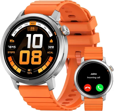 Produktbild von KOSPET ORB Smartwatch Herren Damen, 25 Tage Akkulaufzeit, 1,43" AMOLED-Smartwatch für iPhone und Android, IP68 wasserdicht, 24/7 Herzfrequenz