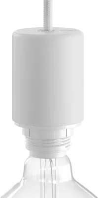 Immagine prodotto di EIVA Elegant, Kit portalampada Outdoor per Paralume E27 in Silicone - Il Primo portalampada IP65 cablabile al Mondo - Bianco