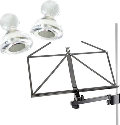 Zdjęcie produktu dla K&M 11505 Uchwyt muzyczny z 2 magnesami