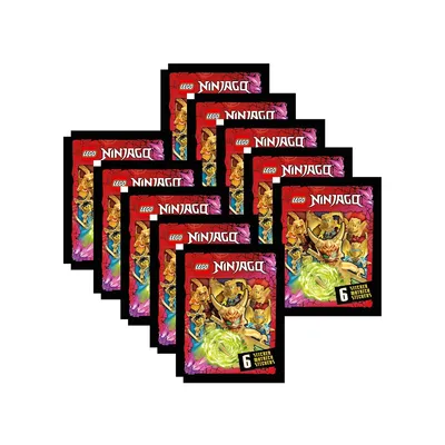 Produktbild von Lego Ninjago - Crystalized - Sammelsticker - 10 Tüten