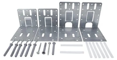 Produktbild von PROTEKTOR Türpfosten Steckwinkel, Türwinkel Trockenbauprofile für UA/CW 100 Silber Zubehör Deckenprofile Trockenbau,  Germany