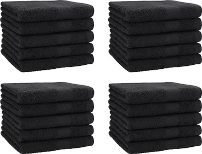 Produktbild von Betz 20 Stück Gästetücher 30x50 cm PREMIUM 100% Baumwolle Set  Farbe: graphit