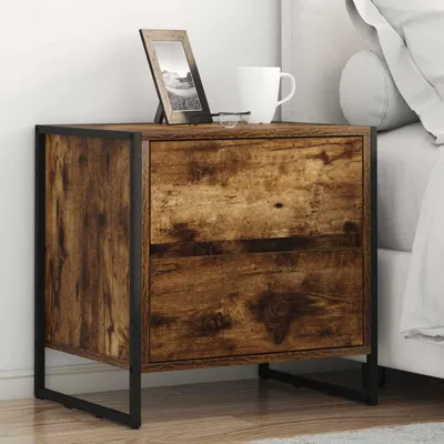 Image de vidaXL Table de chevet Raucharbe 50 x 39,5 x 50 cm Bois composite