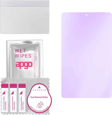 Produktbild von apgo Hybrid Schutzglas, kompatibel mit Honor Pad 5 8, Anti-Blue, 9H Härte, toller Ersatz für Hartglas, kratzfester Displayschutzglas, Displayschutz, Full Glue