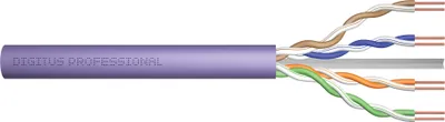 Image de DIGITUS Instal-kab Cat6 U/UTP tw.Pair 100m violett