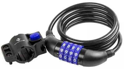 Produktbild von Schloß M-WAVE Spiralkabel Zahlen 8 x 1500 schwarz