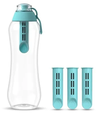 Zdjęcie produktu dla Dafi Butelka filtrująca SOFT 0,5 l miętowa z 4 filtrami