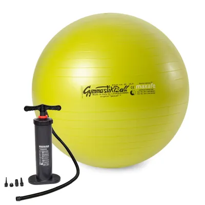 Image de Original Pezzi® MAXAFE ballon de gymnastique avec pompe - vert pomme