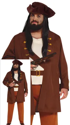 Produktbild von Guirca Piratenkapitän Kostüm Für Herren 2XL 2XL