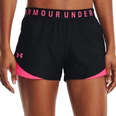 Produktbild von Under Armour Damen Play Up Shorts 3.0 - 1344552, Farbe:Schwarz, Textil:XS