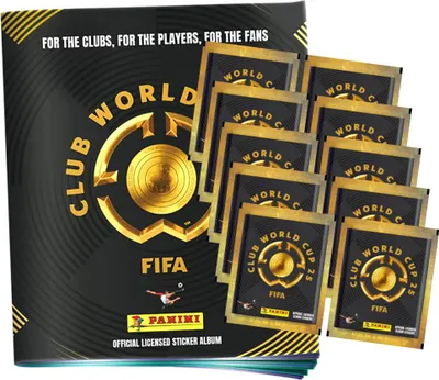 Produktbild von Panini Fifa Club World Cup 2025 Sticker - WM Sammelsticker - 1 Album + 10 Tüten