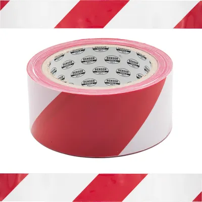 Produktbild von Absperrband Trassenband 50m Flatterband Sperrband Warnband Signalband Rot / Weiß