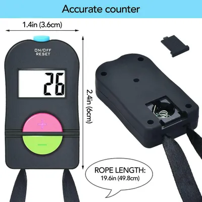 Produktbild von Digitaler Handzähler, Golfzähler, elektronischer manueller Clicker, Fitnessstudio, Sicherheit, Laufen