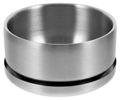 Obrázek produktu pro Nerezová miska na holení, 10,5 cm, s víkem, pro muže