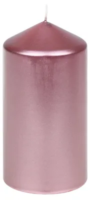 Produktbild von Stumpenkerzen "Edelglanz" Antikrosa 150/77 mm, 4 Stück