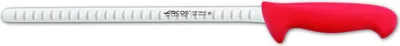 Image de Couteau à saumon Arcos couleur - Prof 293322 en acier inoxydable nitrum et mangue polypropylène rouge ergonomique avec lame de 30 cm, vitrine