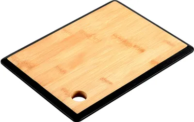 Image de KESPER Planche à découper avec bord noir, 27 x 19 x 1,5 cm, bambou KESPER 58270