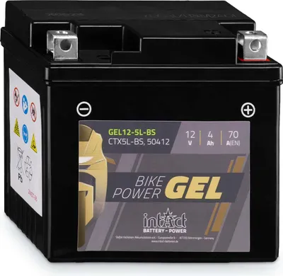 Immagine prodotto di INTACT Bike Power GEL Batterie YTX5L-BS