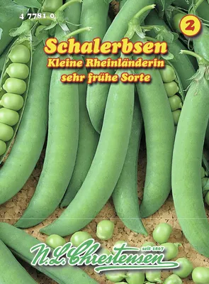 Produktbild von Schalerbse Kleine Rheinländerin | Schalerbsensamen von N.L. Chrestensen