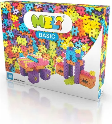 Image de Meli Basic 1000 blocs de construction en plastique