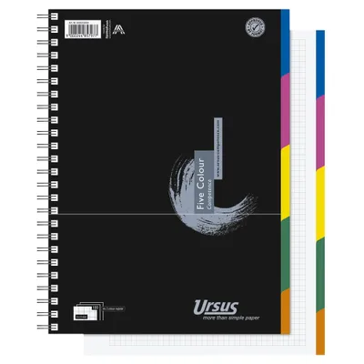 Produktbild von Ursus® Collegeblöcke Competence kariert DIN A4 Rand rundum, 3 Blöcke