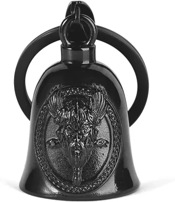 Productafbeelding van Motorbel - Gremlin bell motor - Viking odin nordic motorbike bell guardian - Sleutelhanger geluksgeschenken voor mannen