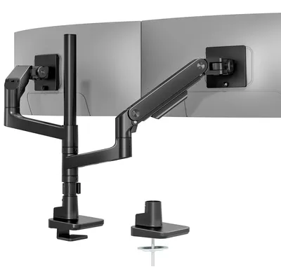 Produktbild von SolidKeus – Monitorhalterung für 2 Monitore, Schwarz