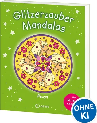 Produktbild von Glitzerzauber-Mandalas - Ponys
