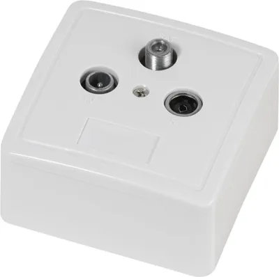 Produktbild von DVB-C / BK / CATV Antennen-Durchgangsdose (48071)