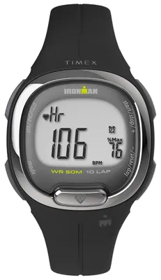 Produktbild von Timex Ironman Transit Damen-Armbanduhr, 33 mm, schwarzes, zweiteiliges Kunstharz
