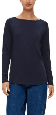 Produktbild von s.Oliver Damen T-Shirt Langarm Blue 32