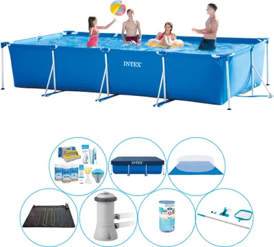 Obrázok produktu pre Rámový bazén Intex Rectangular 450x220x84 cm - Balenie bazéna