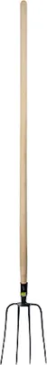 Produktbild von PROREGAL Dunggabel Mistgabel Mistforke Heugabel Streugabel F104KX.WH - 4-TETH, Komaxit, mit Griff