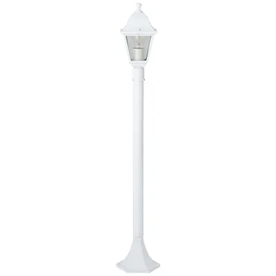 Produktbild von BRILLIANT Außenstandleuchte Nissie | dekorative Wegeleuchte | weiß | 100cm | 1x E27 max. 60 W | IP44