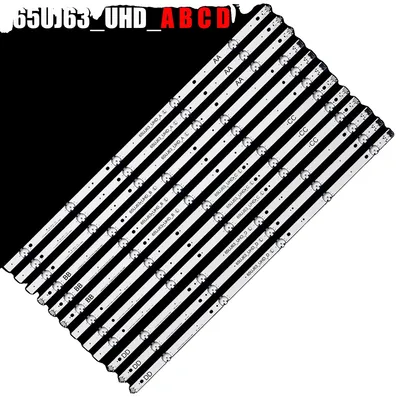 Produktbild von LED-Hintergrundbeleuchtungsstreifen, Länge 1330mm, 10 LED-Perlen pro Streifen, 3V pro LED-Lampe, kompatibel mit 65LG63CJ und 65UJ-Modellen, neuwertiger Zustand