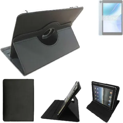 Produktbild von High quality kompatibel mit Blackview Oscal Pad 50 Wi-Fi Schutz Hülle 360° Tablet Case Schutzhülle Flip Cover  schwarz. Tablet Hülle drehbar